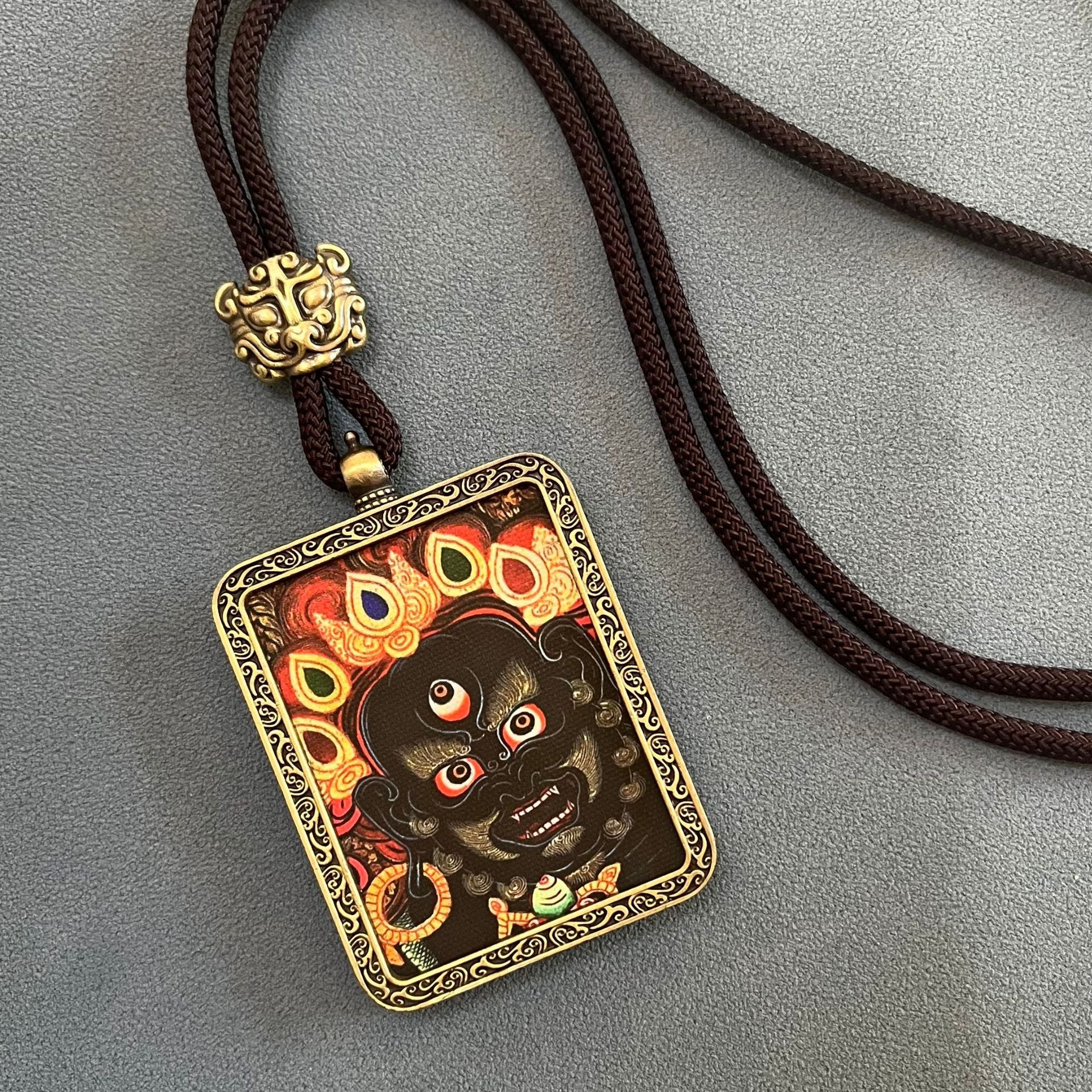 ZenHima Thangka Pendant Twelve Zodiac Eight Guardian Deities - ZENHIMA