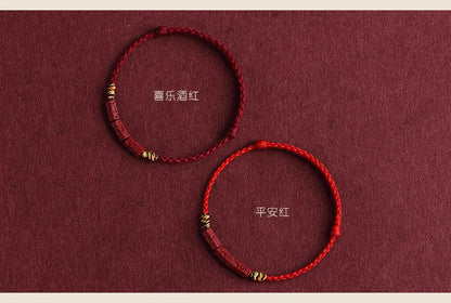 ZenHima Tibetan Om Mani Padme Hum Natural Cinnabar Bracelet / Anklet - ZENHIMA