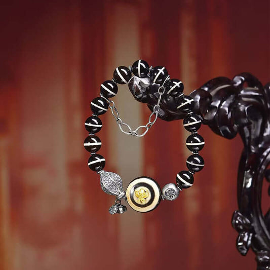 ZenHima Tibet's Natural Medicine Buddha Agate Bead Bracelet - ZENHIMA