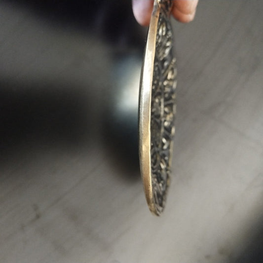 Large Tibetan Nine-Palace Bagua Zodiac Buddha Talisman – Spiritual Decorative Hanging Ornament