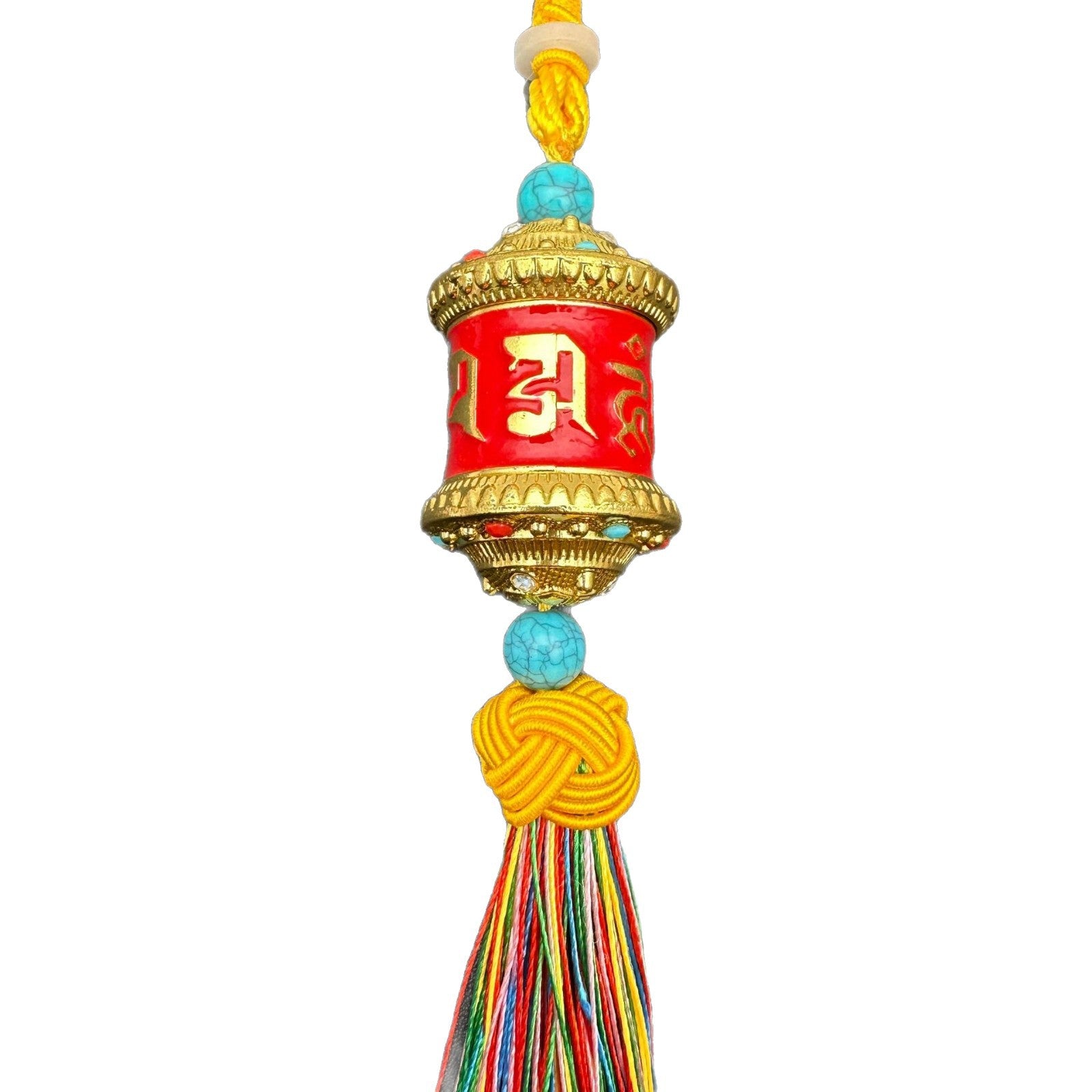 ZenHima Om Mani Padme Hum Bearing Prayer Wheel Pendant - ZENHIMA