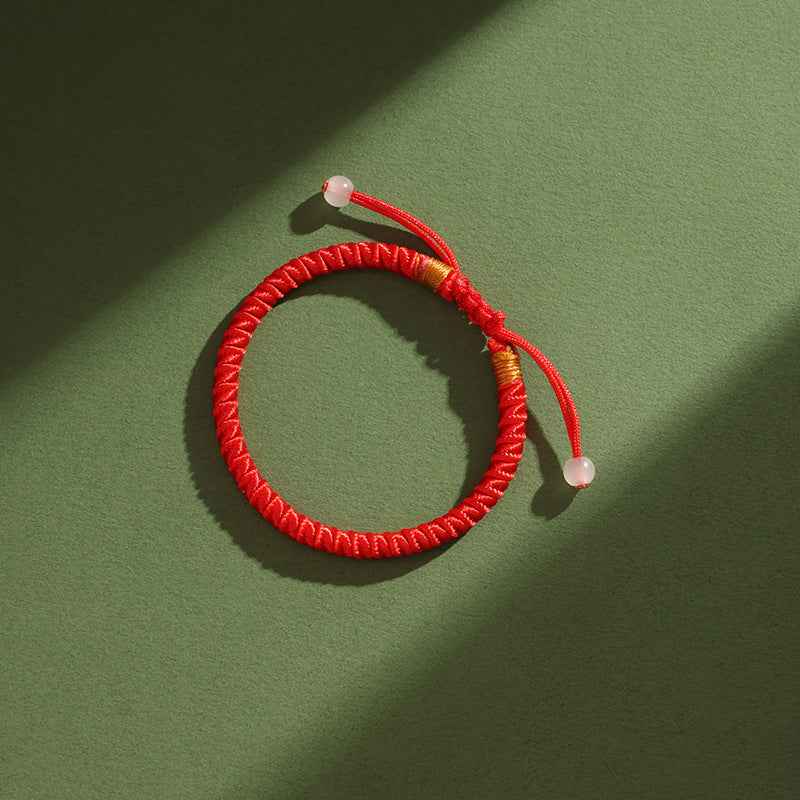 ZenHima Minimal Red Rope Bracelet - Couple Luck Blessing Gift
