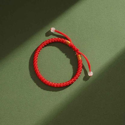 ZenHima Minimal Red Rope Bracelet - Couple Luck Blessing Gift