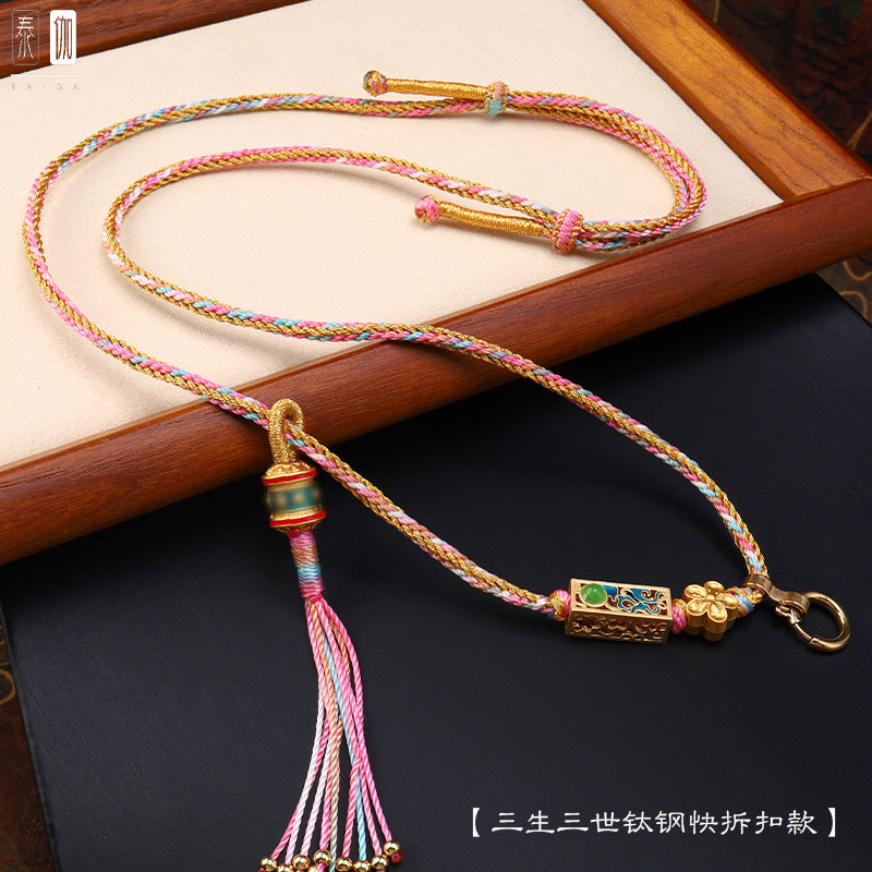 ZenHima Hand-crafted Tibetan Thangka Pendant Necklace - ZENHIMA