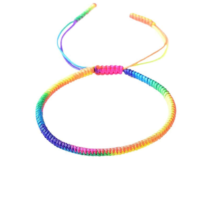 ZenHima Handwoven Tibetan Vajra Knot Bracelet – 9-Strand - ZENHIMA