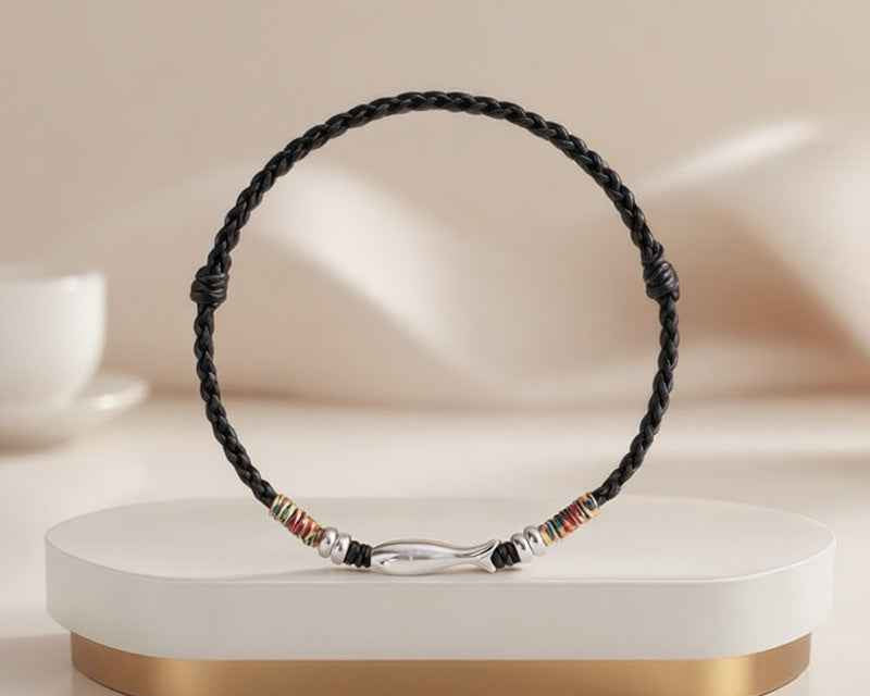 Tibetan Inspired 999 Fine Silver Lucky Bead Red String Bracelet