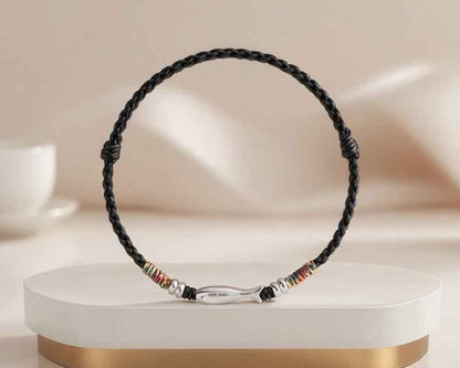 Tibetan Inspired 999 Fine Silver Lucky Bead Red String Bracelet