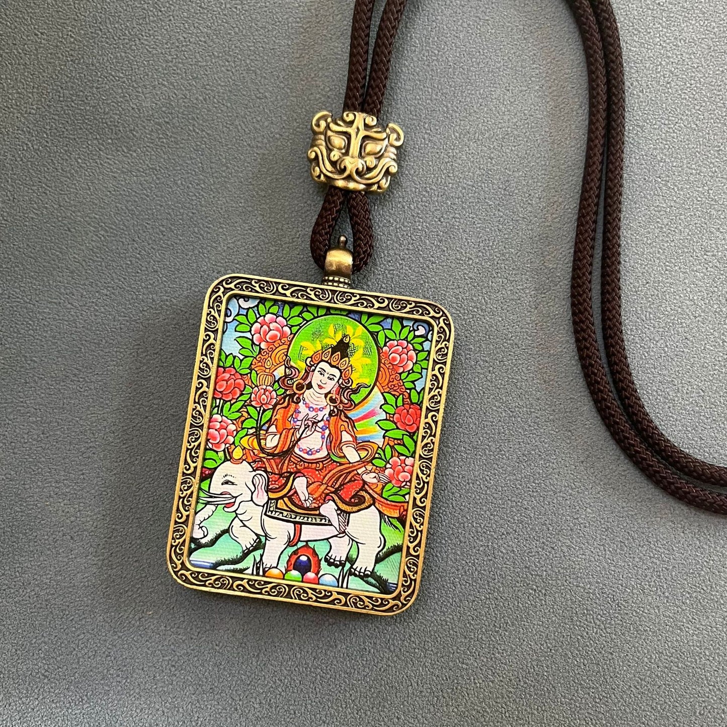 ZenHima Thangka Pendant Twelve Zodiac Eight Guardian Deities - ZENHIMA