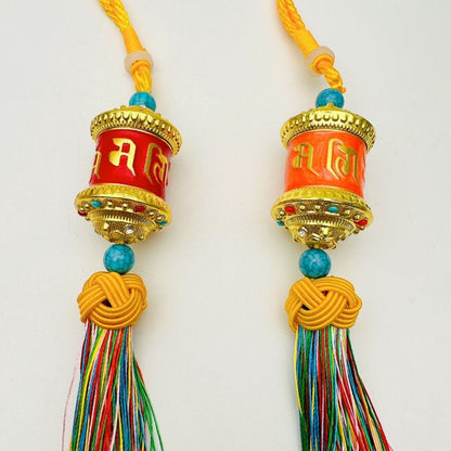 ZenHima Om Mani Padme Hum Bearing Prayer Wheel Pendant - ZENHIMA