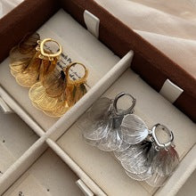 Minimalist Lapis Lazuli Double Bead Earrings