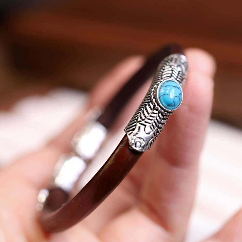 ZenHima Tibetan Handmade Seamless Chicken Blood Vine Bracelet and Ring - ZENHIMA