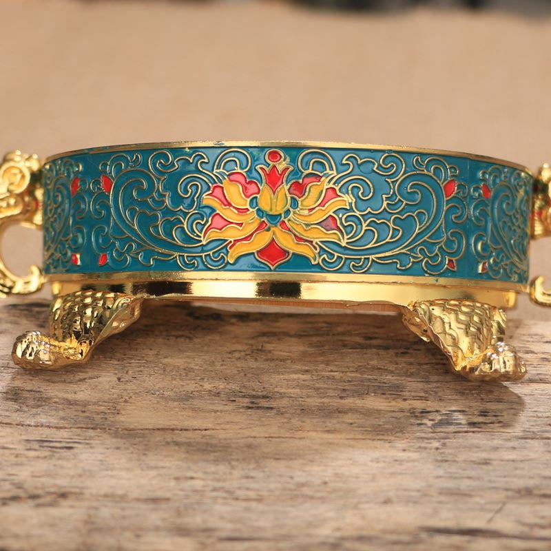 ZenHima Large Enamel Tibetan Incense Burner - ZENHIMA
