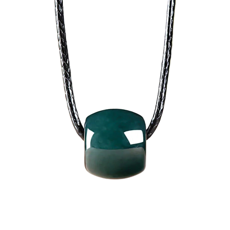 ZenHima Natural Deep Blue Jadeite Lu Lu Tong Pendant - ZENHIMA