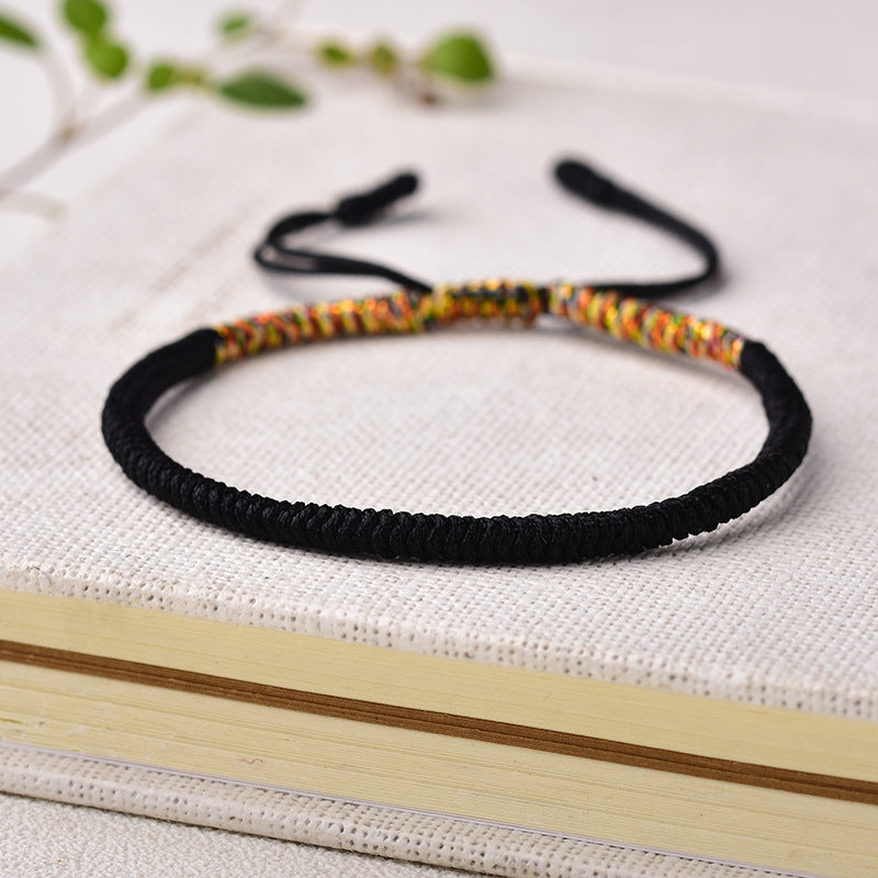 ZenHima Handwoven Tibetan Vajra Knot Bracelet – 9-Strand - ZENHIMA