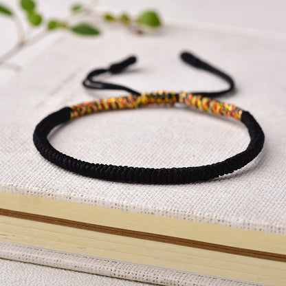 ZenHima Handwoven Tibetan Vajra Knot Bracelet – 9-Strand - ZENHIMA