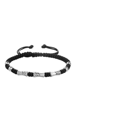 999 Fine Silver Bamboo Knot Bracelet for Luck & Success