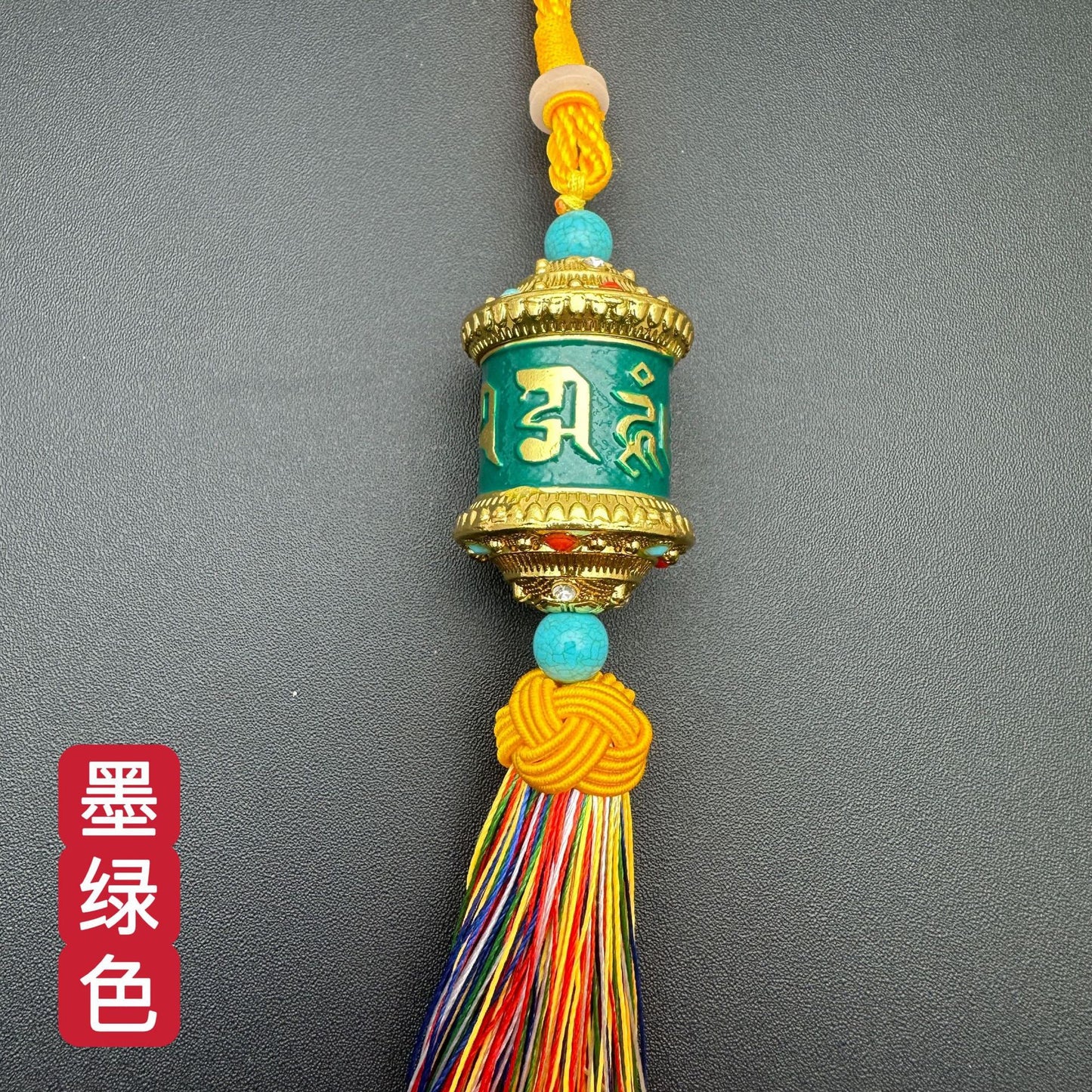 ZenHima Om Mani Padme Hum Bearing Prayer Wheel Pendant - ZENHIMA