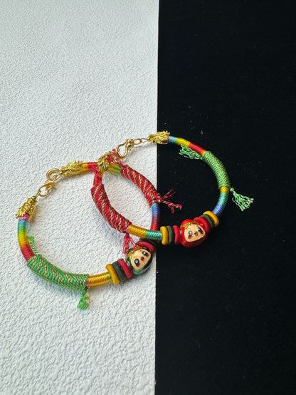 Colorful Rope Handmade Braided Red Rope for Men and Women Couples Children Baby Colorful Thread Bracelet