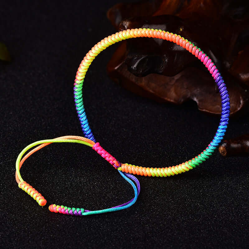 ZenHima Handwoven Tibetan Vajra Knot Bracelet – 9-Strand - ZENHIMA