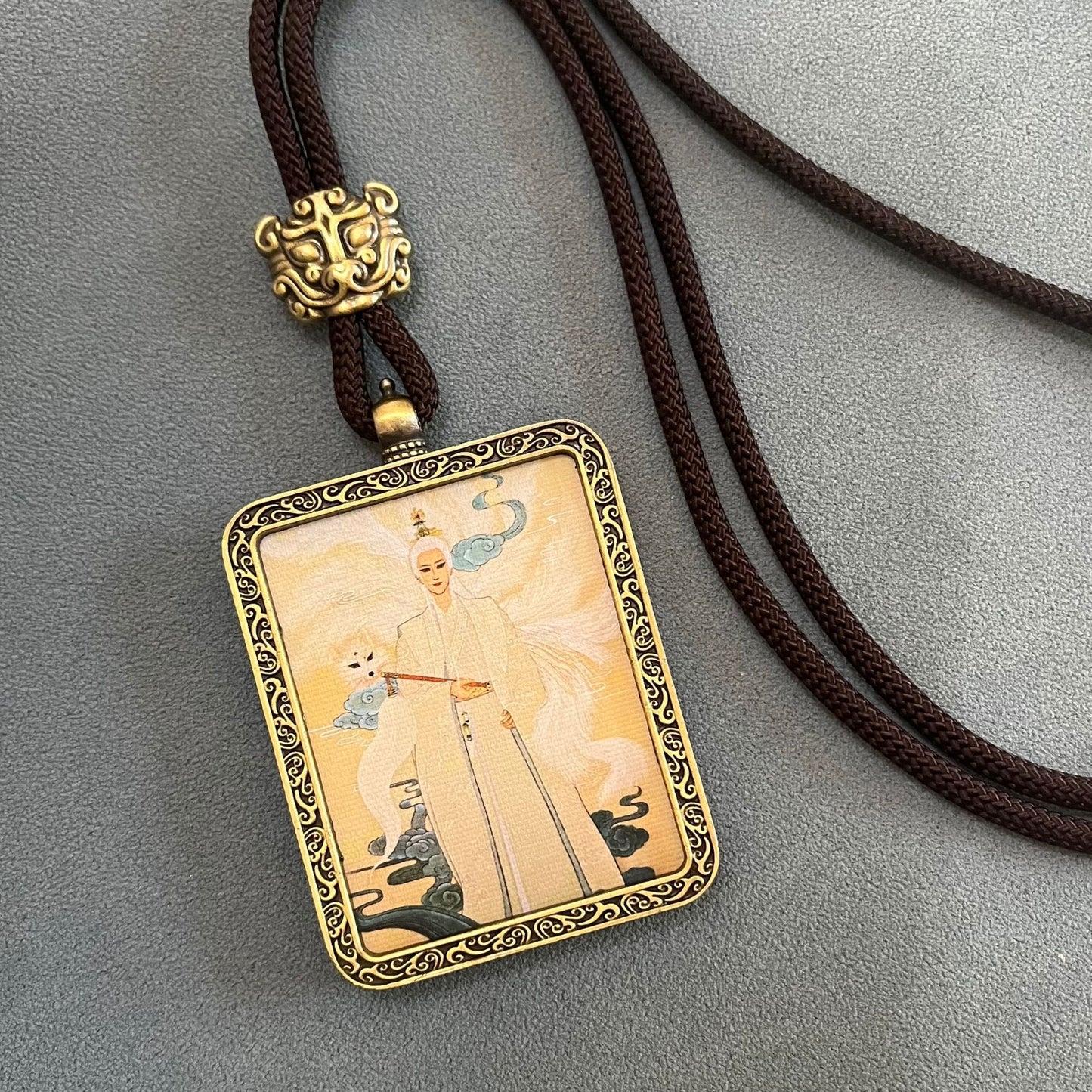 ZenHima Thangka Pendant Twelve Zodiac Eight Guardian Deities - ZENHIMA