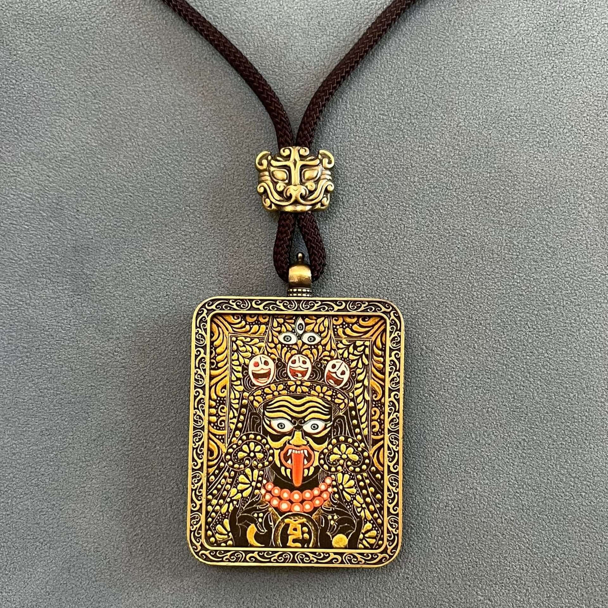 ZenHima Thangka Pendant Twelve Zodiac Eight Guardian Deities - ZENHIMA