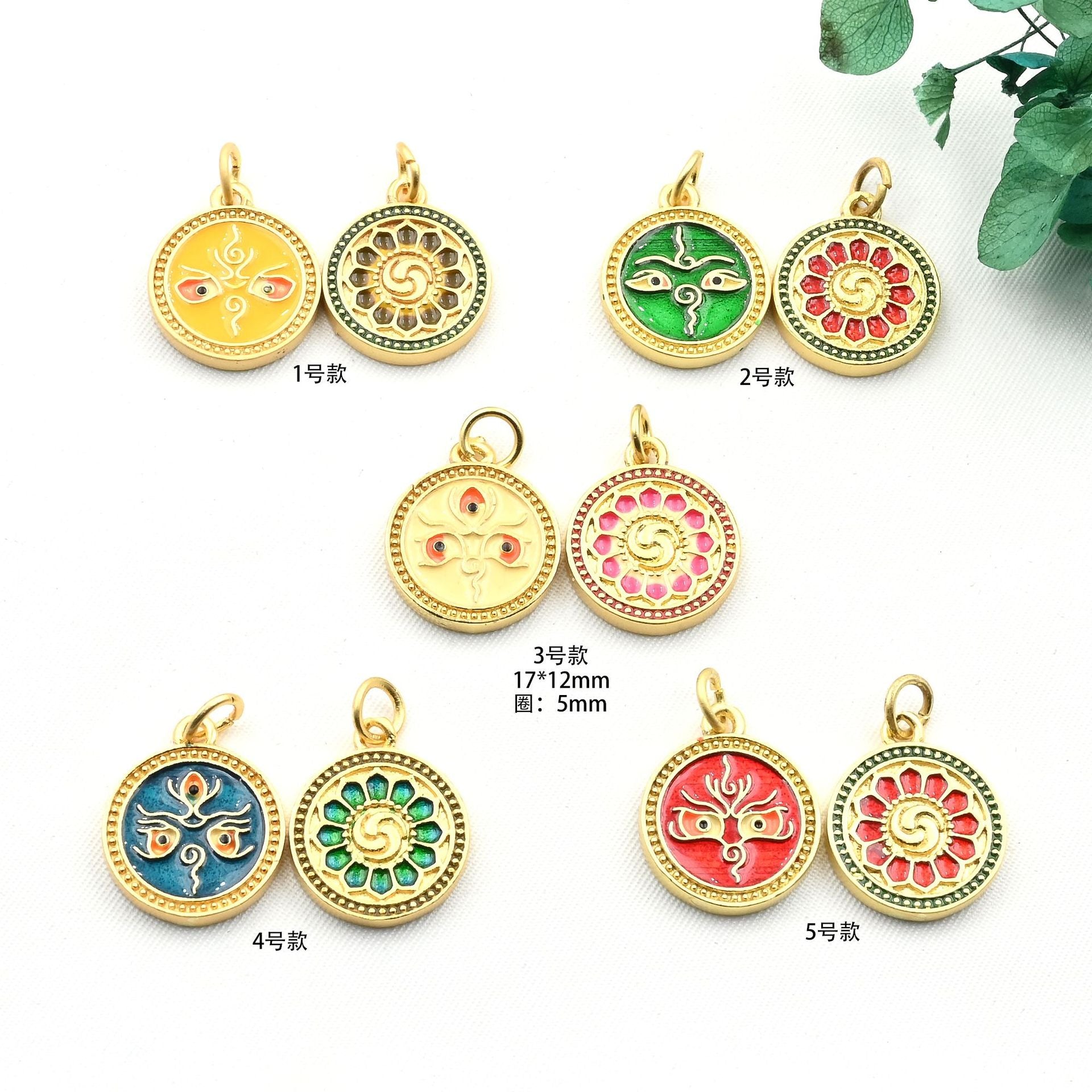 ZenHima Gold-tone Enamel - ZENHIMA