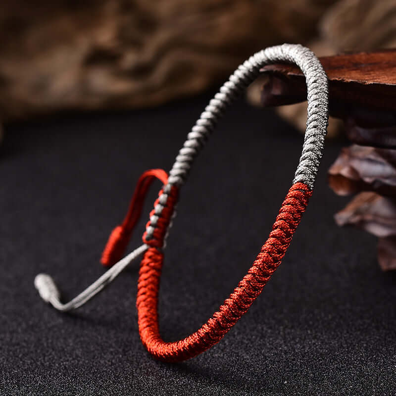 ZenHima Handwoven Tibetan Vajra Knot Bracelet – 9-Strand - ZENHIMA