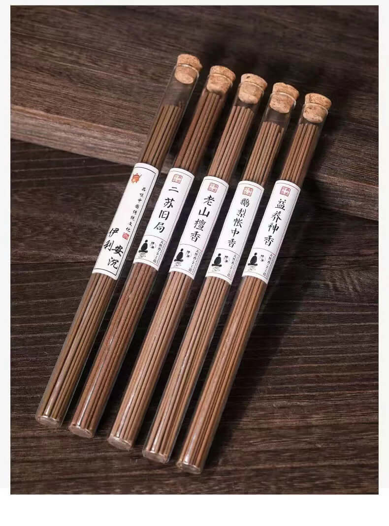 ZenHima Traditional Long Sandalwood & Agarwood Incense for Yoga & Home - ZENHIMA