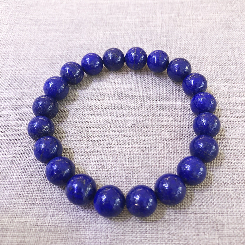 Lapis Lazuli Blue Bracelet Single Circle Crystal Bracelet