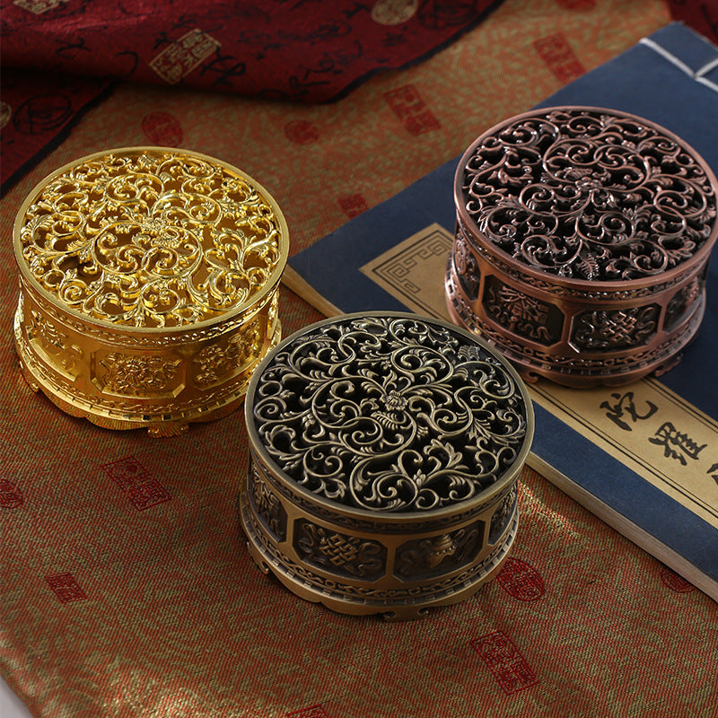 ZenHima Full-Metal Tibetan Incense Burner for Sandalwood & Agarwood - ZENHIMA