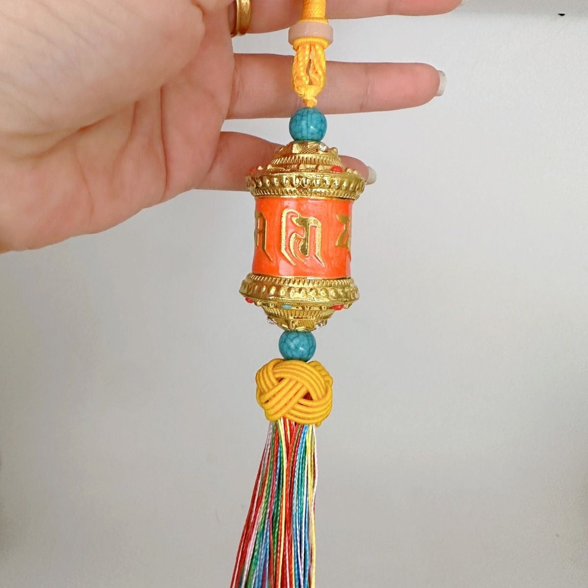 ZenHima Om Mani Padme Hum Bearing Prayer Wheel Pendant - ZENHIMA