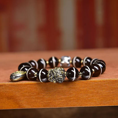 ZenHima Tibet's Natural Medicine Buddha Agate Bead Bracelet - ZENHIMA