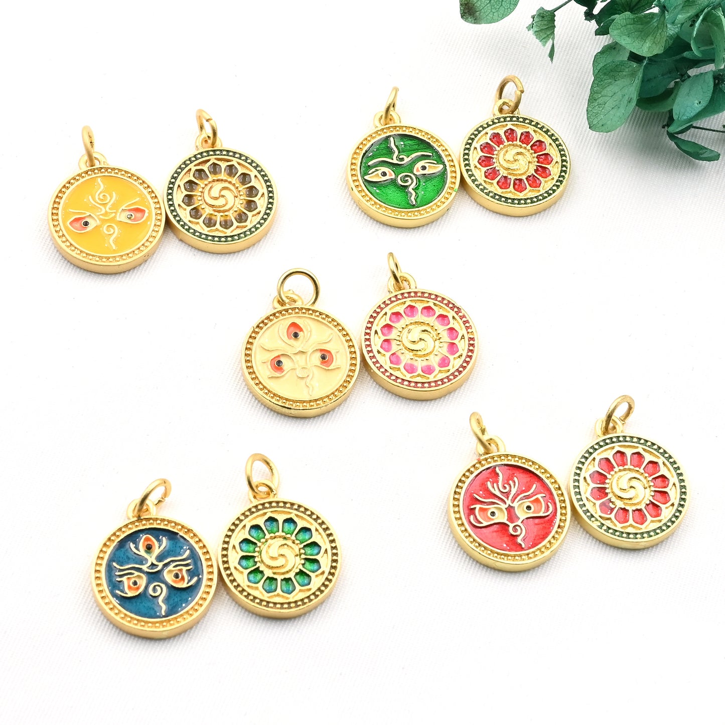 ZenHima Gold-tone Enamel - ZENHIMA