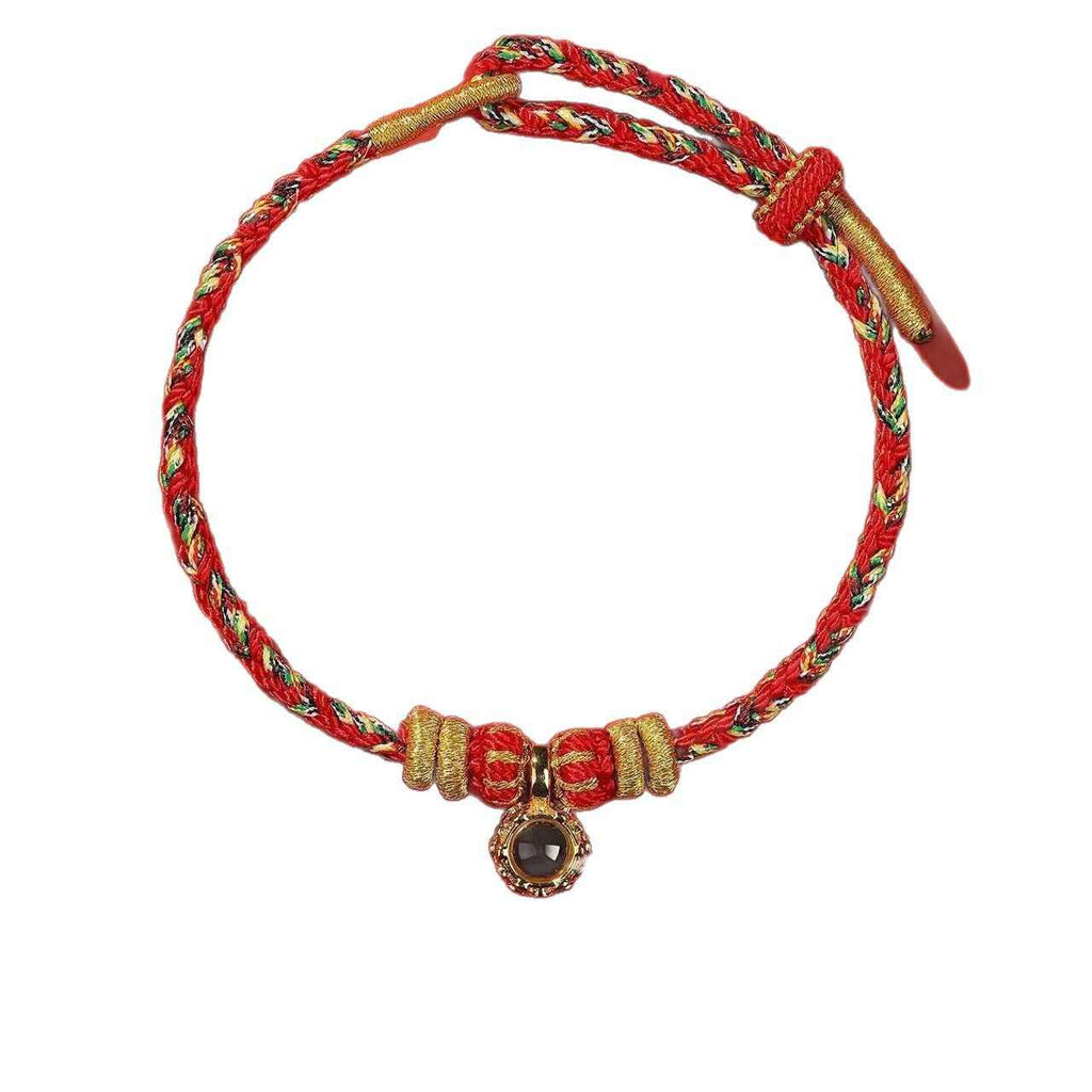 ZenHima Eight Protective Buddhas 999 Fine Silver Red String Bracelet - 2026 Horse Year Protection Bracelet