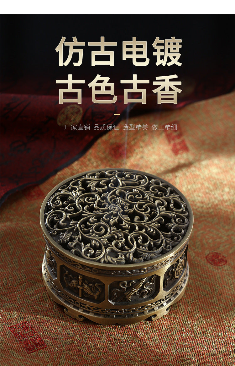 ZenHima Full-Metal Tibetan Incense Burner for Sandalwood & Agarwood - ZENHIMA