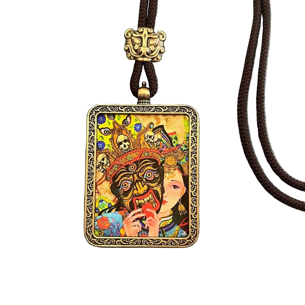 ZenHima Thangka Pendant Twelve Zodiac Eight Guardian Deities - ZENHIMA