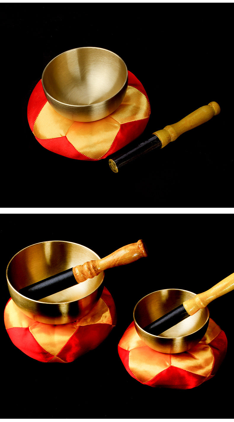 ZenHima Tibetan Yoga Meditation Instrument Copper Offering Bowl - ZENHIMA