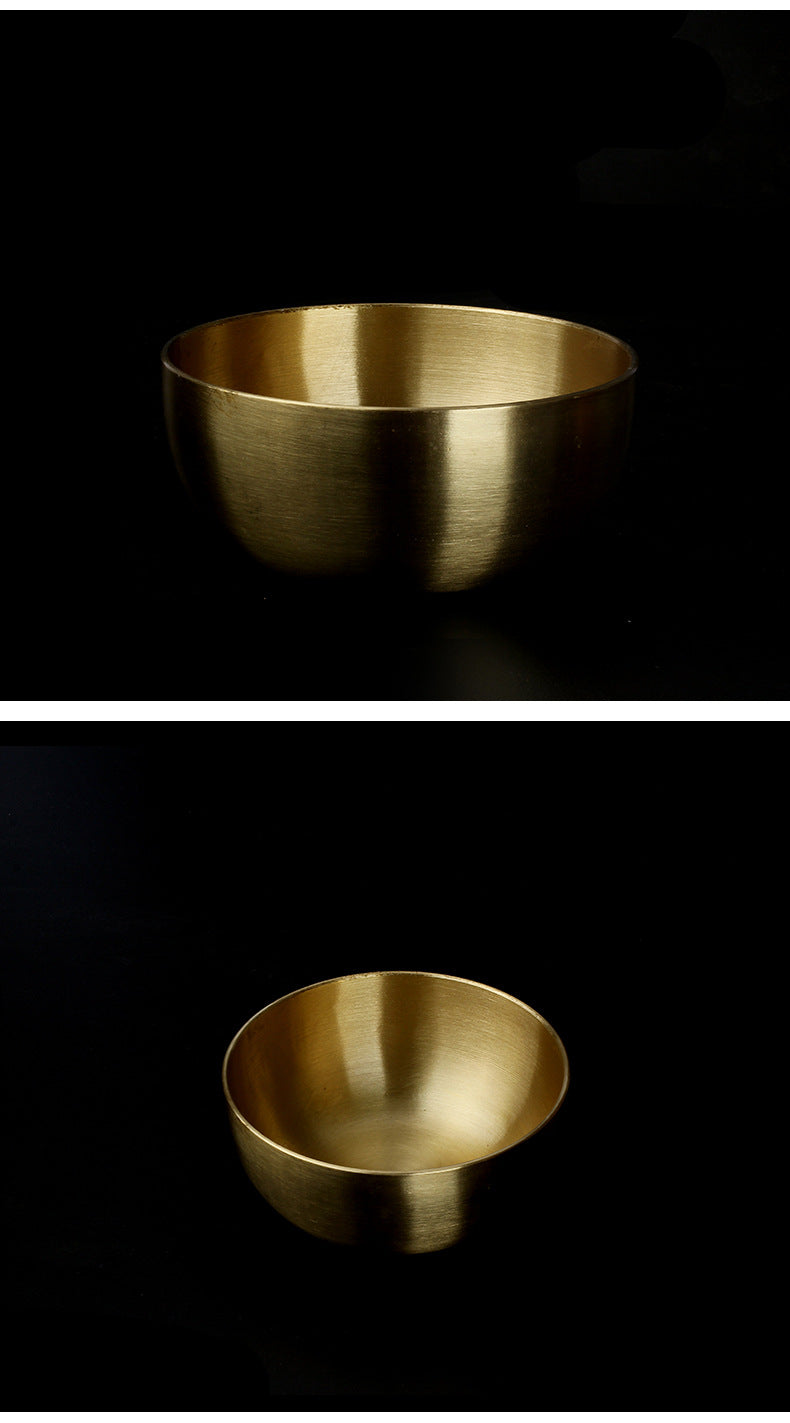 ZenHima Tibetan Yoga Meditation Instrument Copper Offering Bowl - ZENHIMA