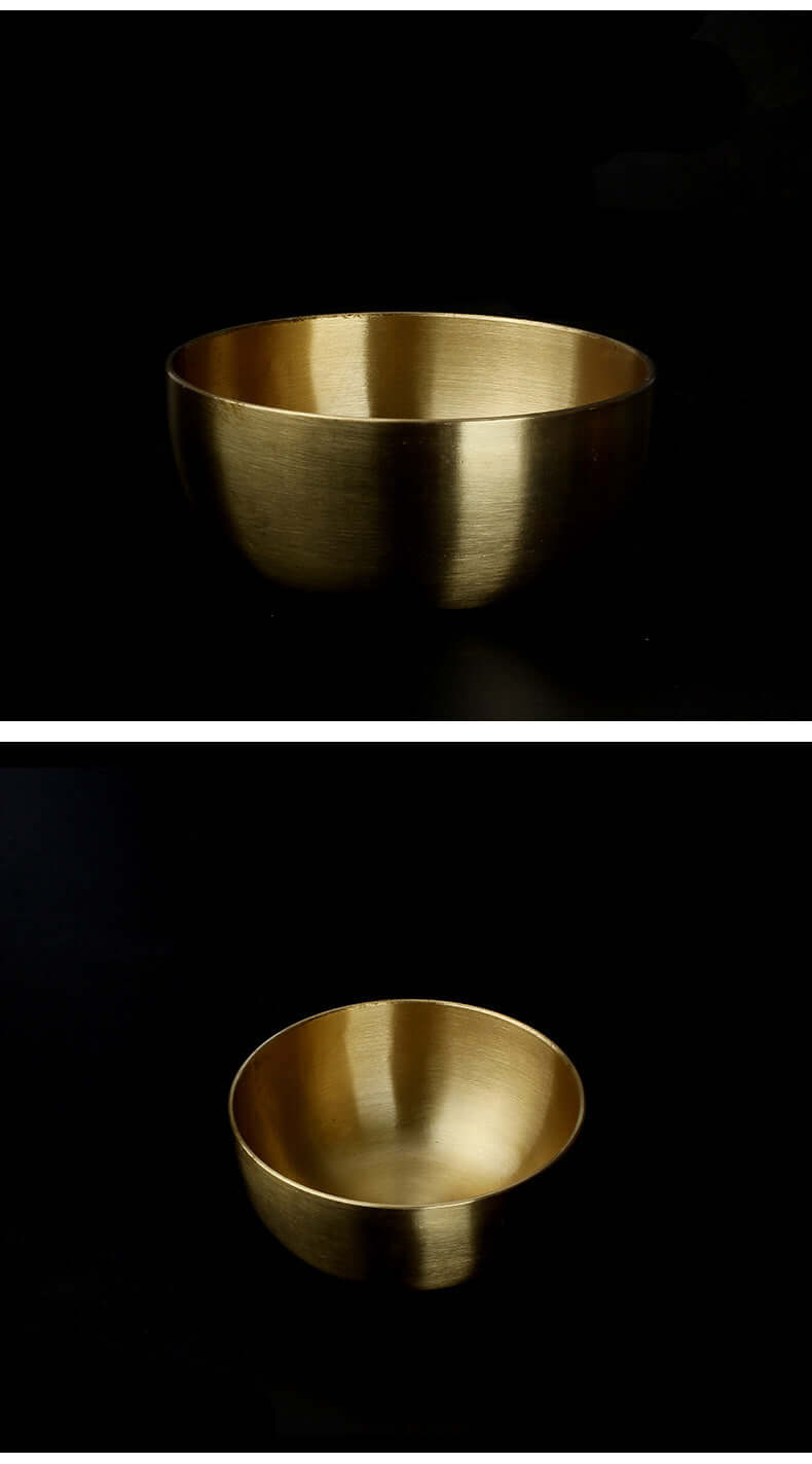 ZenHima Tibetan Yoga Meditation Instrument Copper Offering Bowl - ZENHIMA
