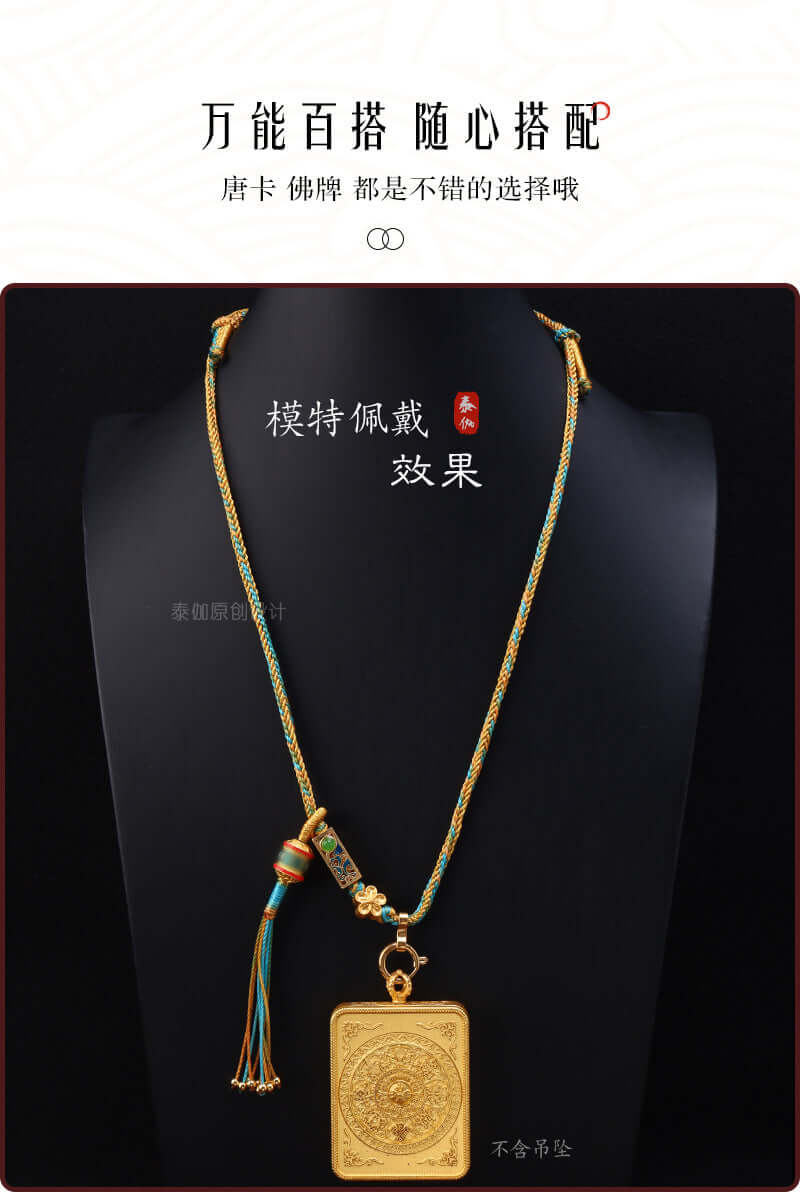 ZenHima Hand-crafted Tibetan Thangka Pendant Necklace - ZENHIMA