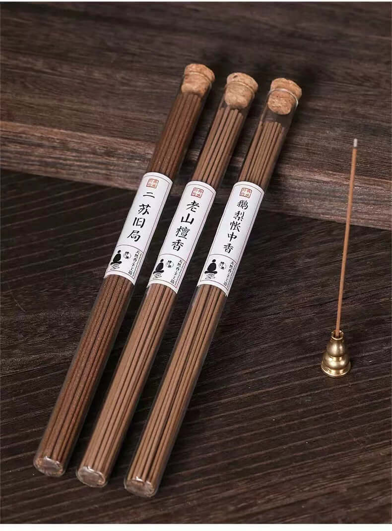 ZenHima Traditional Long Sandalwood & Agarwood Incense for Yoga & Home - ZENHIMA
