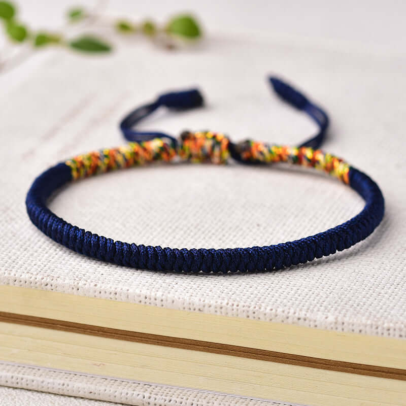 ZenHima Handwoven Tibetan Vajra Knot Bracelet – 9-Strand - ZENHIMA