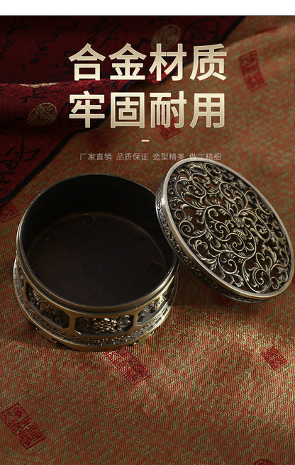 ZenHima Full-Metal Tibetan Incense Burner for Sandalwood & Agarwood - ZENHIMA