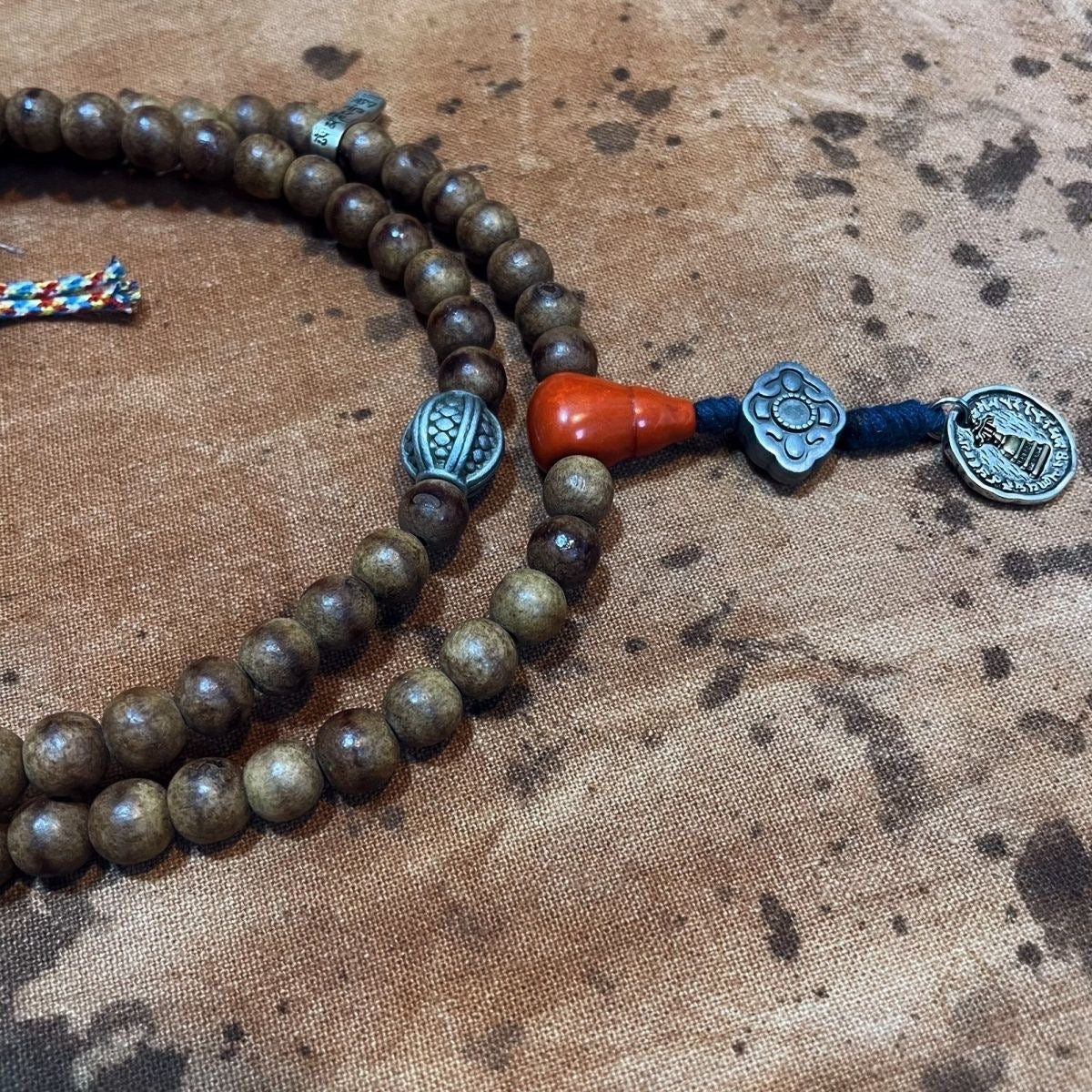 [ZenHima] The Great Prajna Temple 8mm * 108 Tibetan Buddhist Agarwood Prayer Beads(Meditation Mala) - ZENHIMA