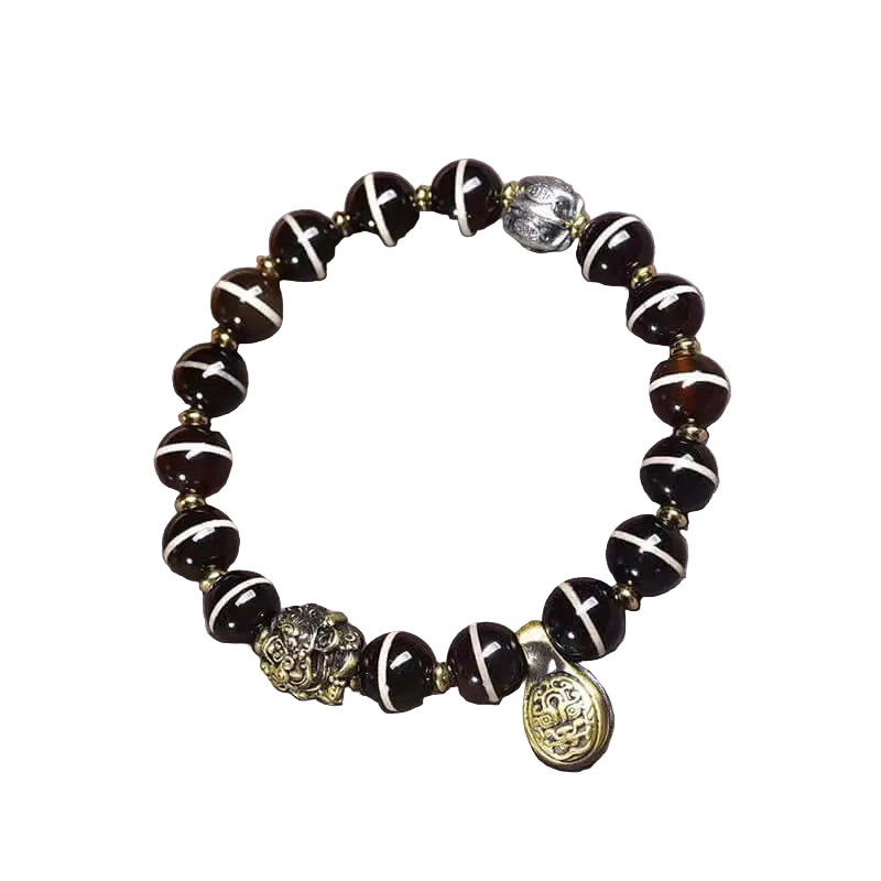 ZenHima Tibet's Natural Medicine Buddha Agate Bead Bracelet - ZENHIMA
