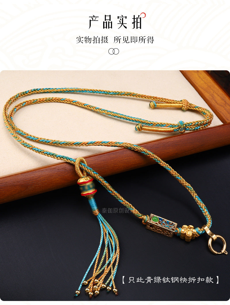 ZenHima Hand-crafted Tibetan Thangka Pendant Necklace - ZENHIMA