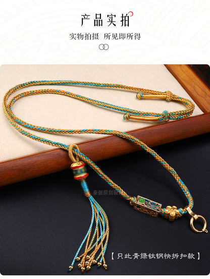 ZenHima Hand-crafted Tibetan Thangka Pendant Necklace - ZENHIMA