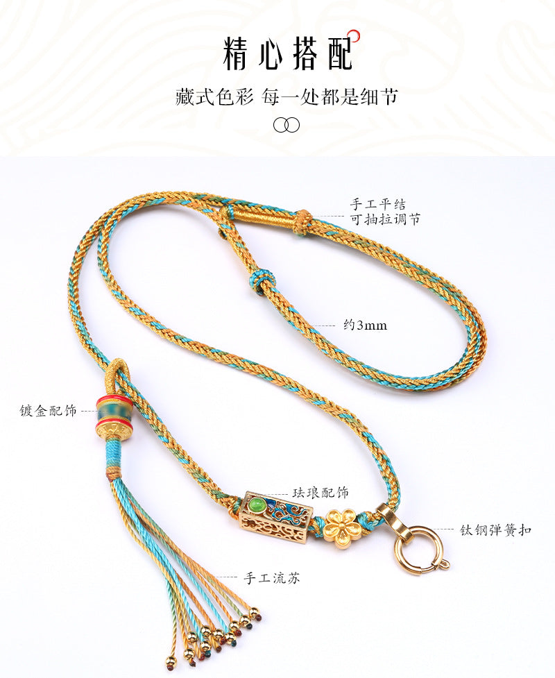 ZenHima Hand-crafted Tibetan Thangka Pendant Necklace - ZENHIMA