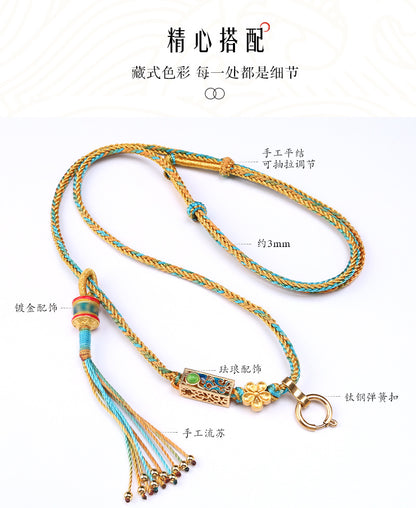 ZenHima Hand-crafted Tibetan Thangka Pendant Necklace - ZENHIMA