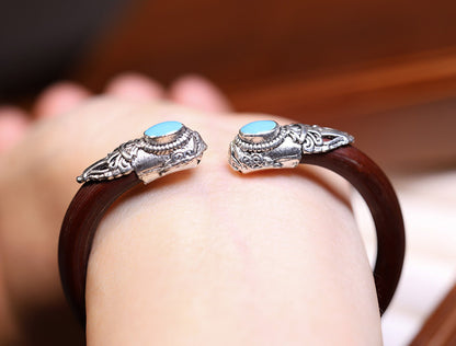 ZenHima Tibetan Handmade Seamless Chicken Blood Vine Bracelet and Ring - ZENHIMA